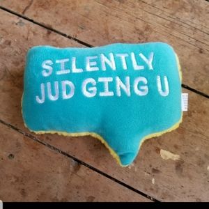 Comical accent pillow